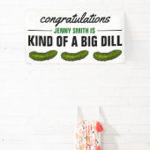 かなり大きなディル（取引） グリーンピックル おめでとう 横断幕 (インサイチュ)