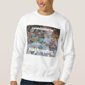 かなり岩のコレクター地質学者である スウェットシャツ (正面)