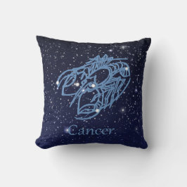 かに座と星々をデザインした星座グッズ クッション