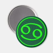 かに座のシンボル グリーン コントラスト マグネット (正面/裏面)