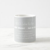 かに座の性格的特徴 コーヒーマグカップ (中央)