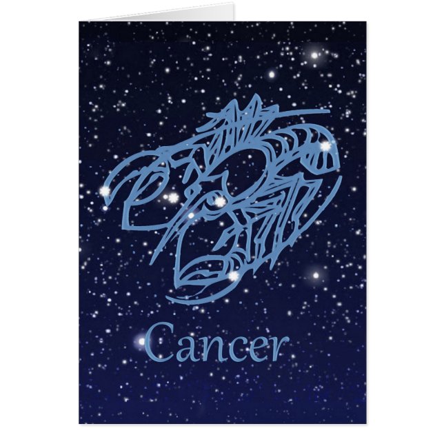 かに座の星座と星 (正面)