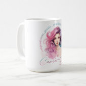 かに座の美少女の特徴 コーヒーマグカップ (正面左)