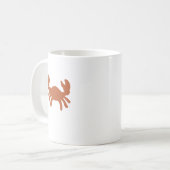 かに座ブロンズカニシルエットマグ コーヒーマグカップ (正面左)