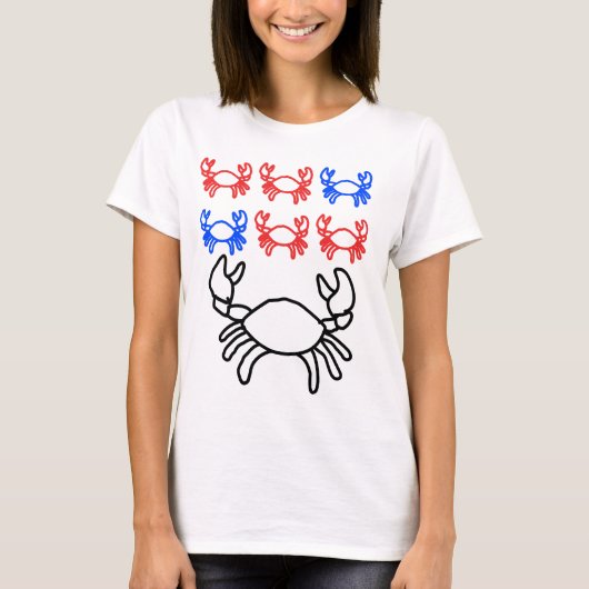 かに座 かに Tシャツ – 守護 (正面)