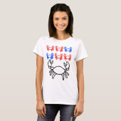 かに座 かに Tシャツ – 守護 (正面フル)