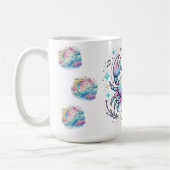 かに座 ゆるかわいい占星術サイン コーヒーマグカップ (左)