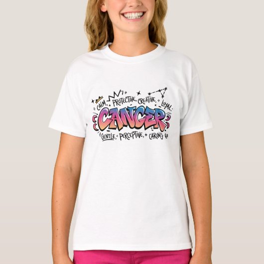 かに座 グラフィティ Tシャツ (正面)