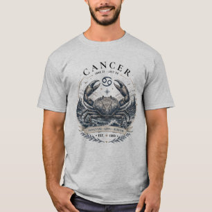 かに座 ゾディアック カニ メンズTシャツ Tシャツ