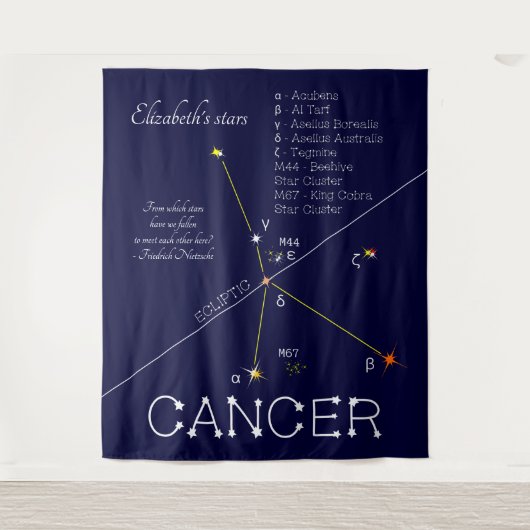 かに座 タペストリー (正面)