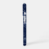 かに座 ヴィンテージ イラスト  iPhone 16ケース (左側面)