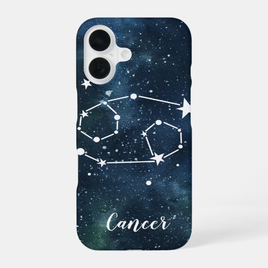 かに座|占星術の星座 iPhone 16ケース (裏面)