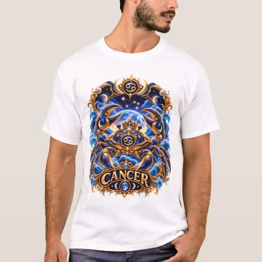 かに座 – 天上の蟹 占星術の贅沢 Tシャツ (正面)