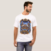 かに座 – 天上の蟹 占星術の贅沢 Tシャツ (正面フル)