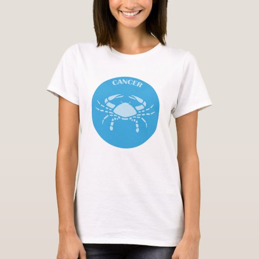 かに座、星座、占星術、ホロスコープ Tシャツ (正面)