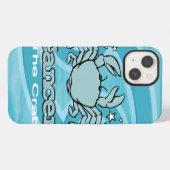 かに座 水のサイン iPhoneケース (裏面横)