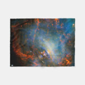 かに星雲 フリースブランケット (正面(横))