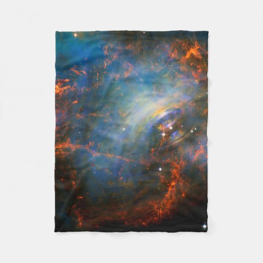 かに星雲 フリースブランケット (正面)