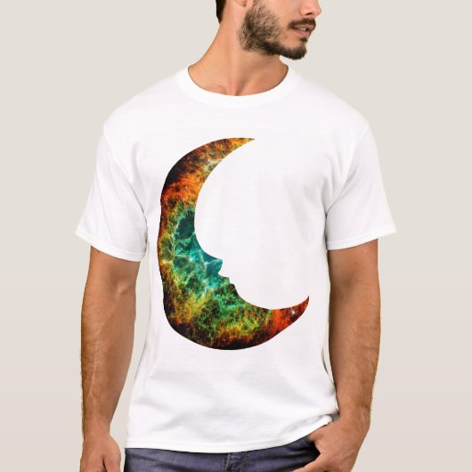 かに星雲 超新星残骸 ハッブル宇宙写真 Tシャツ (正面)