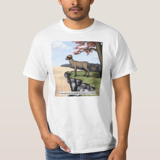 "かぶり物"のワイシャツ Tシャツ (正面)