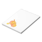 「かぼちゃが三つ」 ノートパッド (回転)