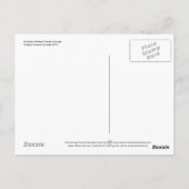 かぼちゃが気候変動に抗議 ポストカード (裏面)