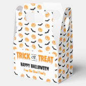 かぼちゃこうもりトリートライト切り妻 フェイバーボックス (オープン)