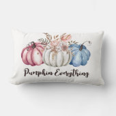 かぼちゃすべてを、秋秋の水の色かぼちゃ ランバークッション (正面)