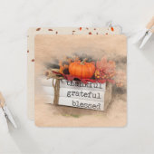 かぼちゃで感謝祭の本 カード (正面/裏面インサイチュ)