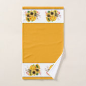 かぼちゃとひまわり バスタオルセット (ハンドタオル)