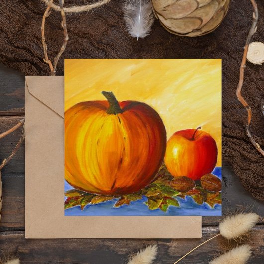 かぼちゃとナッツ カード