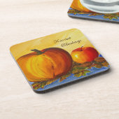かぼちゃとナッツ コースター (左側)