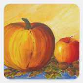 かぼちゃとナッツ スクエアシール (正面)