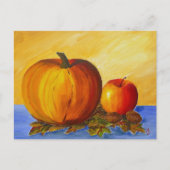 かぼちゃとナッツ ポストカード (正面)