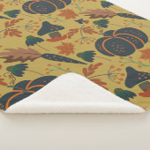 かぼちゃとニンジンのシームレスパターン シェルパブランケット (3/4)