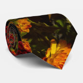 かぼちゃとママのアレンジメントタイ ネクタイ (ロール)