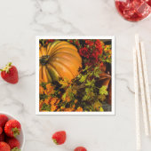 かぼちゃとママの配置 スタンダードカクテルナプキン (インサイチュ)