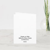 かぼちゃと子猫のカード 招待状 (裏面)