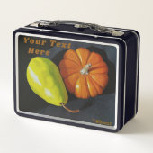 かぼちゃと梨の弁当箱 メタルランチボックス (裏面)