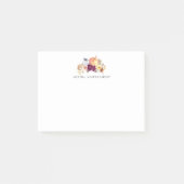 かぼちゃと花秋 パーソナライズされた ポストイット (正面)