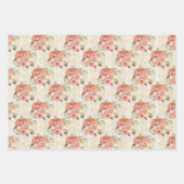 かぼちゃと花 ラッピングペーパーシート (正面)