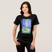かぼちゃと陽気な霊たち トライブレンドＴシャツ (正面全面)