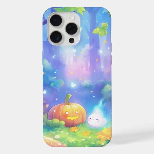 かぼちゃと陽気な霊たち iPhoneケース (裏面)