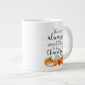 かぼちゃにいつも感謝の気持ちがある ジャンボコーヒーマグカップ (正面右)