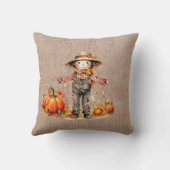 かぼちゃのキスと秋ウィッシュ(リバーシブル枕) クッション (裏面)