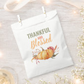 かぼちゃのギフトでカラフルな感謝と祝福を フェイバーバッグ (クリップ留めされた状態)