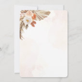 かぼちゃのクラシックな双子のベイビーシャワーの招待状 招待状 (裏面)