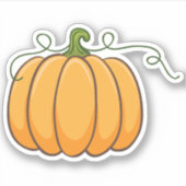 かぼちゃのシール シール (正面)