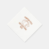 かぼちゃのスパイスと何もかも～よりも素敵な秋シーズン スタンダードカクテルナプキン (角)