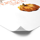 かぼちゃのスパイスオールナイスオータムデコ ポスター (角)